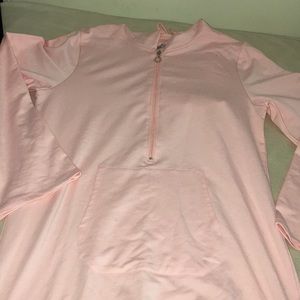 Hooded Baby Pink Hooded Sweater Dress
